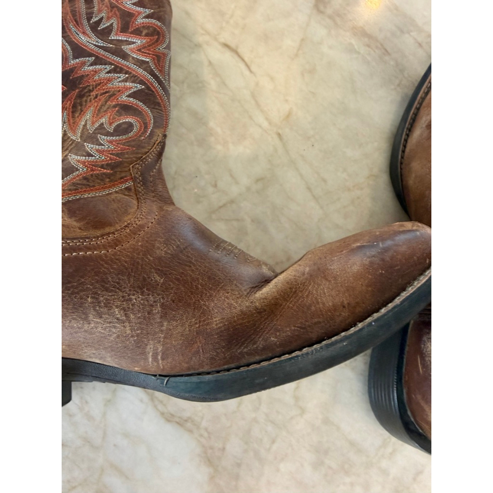 Men's Ariat sport herdsman square toe Brown Cowboy & Western BootsSize 11 - Picture 6 of 16